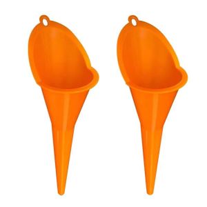 No Touch Plastic Fuel Oil Additive Motorcycle Oil Change Funnel Special Long Mouth Pouring Funnel Hand Free Fueling Dripper