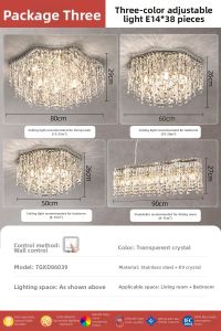 Italian Luxury Modern Minimalist Chandelier New 2026 Style
