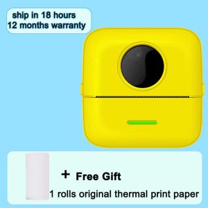 HD Mini Printer Portable Thermal Printer Mini Bluetooth Wireless Photo Pocket Makeid Inkless Multi-funtion Sticker Label Makers