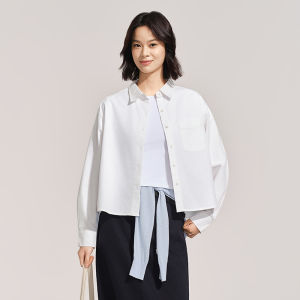 S&W | Casual Solid Short Long-sleeve Shirt Jacket
