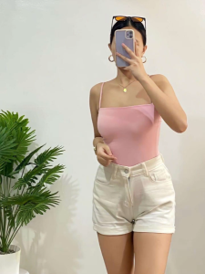 HOT NINA CROPTOP FOR LADIES CASUAL TREND TOP FIT SMALL TO LARGE