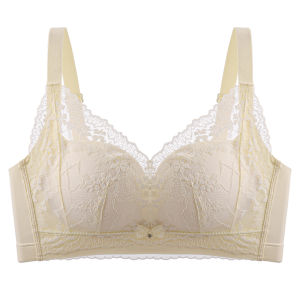 MiiOW | เสื้อชั้นในลูกไม้ไร้ตะเข็บ เซ็กซี่ ป้องกันการหย่อนคล้อย ยกกระชับ ป้องกันการเกิดพอง ทรงวี เสื้อชั้นในแบบเกาะอก สำหรับผู้หญิง