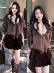 XUECAIQI | Korean Style Gentle Laid-back Winter Outfit Set