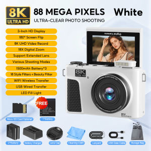 [SG] LONAISCI 88MP 8K Digital Camera 18X Zoom 180°Flip Screen Selfie Camera Beauty Camera Portable Camera 8K UHD Video Camera Outdoor Travel Birthday Gift Student Gift 数码相机