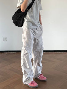 Cleanfit Quick Dry Mens Summer Thin Straight Leg Workwear Pants American Style Youth Fashion Loose Fit Long Trousers