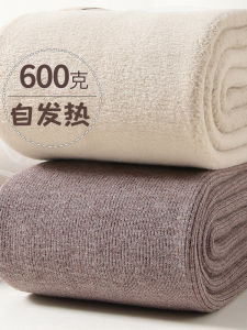 600G Leggings Fall and Winter Womens Fleece-lined Thick Pantyhose Long Cotton Pants Cashmere Heattech Tall Step-on Outwear