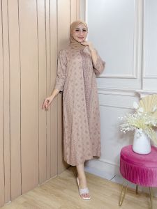 GAMIS VANILLA DRES// MIDI DRES KOMBI