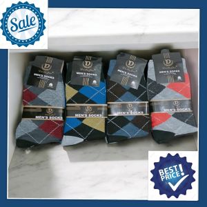 [12 PAIRS/PACK] MENS SOCKS | SUITABLE FOR OFFICE & CASUAL WEAR