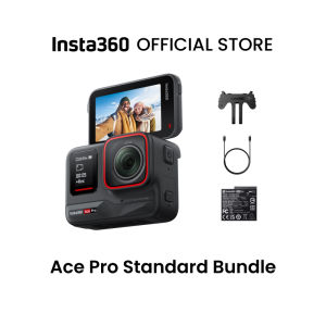 Insta360 Ace Pro - Waterproof Action Camera Co-engineered with Leica Flagship 1/1.3" Sensor and AI Noise Reduction for Unbeatable Image Quality 4K120fps 2.4" Flip Screen & Advanced AI Features.