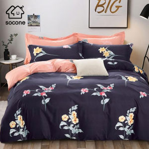 Socone 3IN1 King Size Bedsheet Set 70x78+7.8 Fitted Sheet