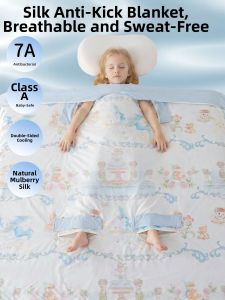 MUSHABAI | Kids Anti Kick Sleep Sac Summer Thin Anti-startle Belly Protector