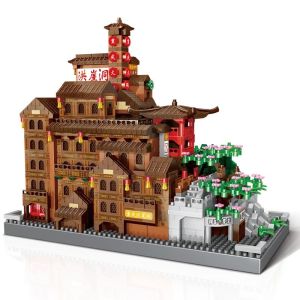 ชุดตั้งโมเดลนครรัฐขนาดใหญ่ความท้าทายสูง ชิ้นส่วนตัวละครเรือใบสีชมพู ของเล่นเสริมศักยภาพสำหรับเด็กผู้ชาย