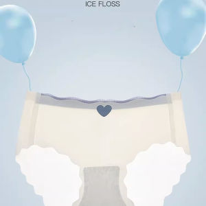 Panties Womens seamless underwear Ice silk comfortable underwear Mid waist breathable underwear