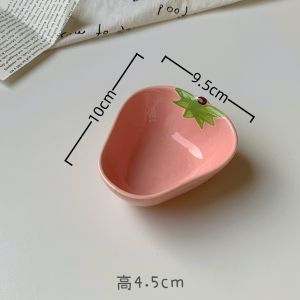 Cute Cartoon Ceramic Small Plate Dipping Sauce Plate Household Snack Dish Bone Spitting Sauce Plate Seasoning Soy Sauce Plate