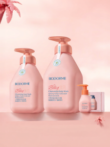 bodorme | Boderm Blue Chamomile Childrens Bath Wash Shampoo Two-In-One Baby Special Bath Wash Shampoo Baby Care Set For Infants And Kids