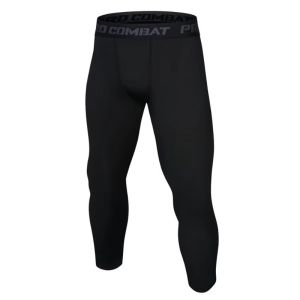 Autumn Winter Keep Warm Mens Football and Basketball Leggings High Elasticity Training Sports Fitness 7-Point Leggings