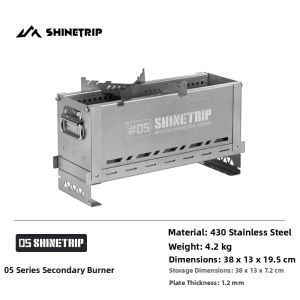 ShineTrip | Portable Stainless Steel Camping Grill