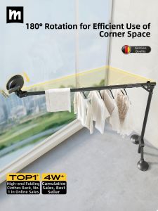 MINGZHI | Space-saving Folding Adjustable Clothes Drying Rack