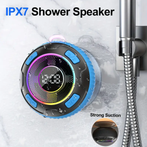 2025 Wireless Speaker S5 IPX7 Waterproof ENC Speakers IPX7 Waterproof Built-in Mic 10 hours Bluetooth Shower Speakers subwoofer