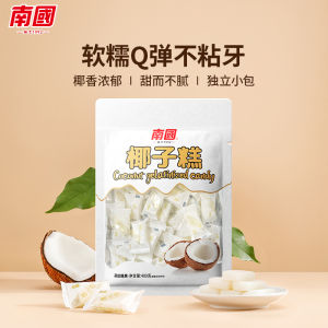 Hainan Specialty Southern Coconut Cake 480g Bag Snack Leisure Candy Paste Soft Coconut Glutinous Cake Dessert
