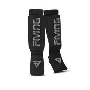 Sanda shin guards Muay Thai MMA fighting training instep protection leg shin guards boxing equipment.