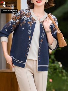 TUCANO | Spring Autumn New Style Elegant Knit Cardigan