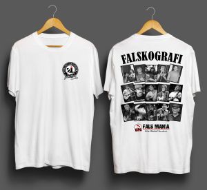 Kaos Distro. IWAN FALS - FALSKOGRAFI Kaos Fals Mania Kaos band