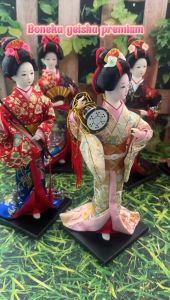 PREMIUM Pajangan Boneka Geisha Jepang Korea Patung Boneka Korea Jepang/Hiasan Dekorasi Rak/Pajangan Rak/Japanese Doll
