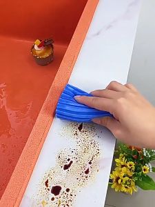 5Pcs Damp Spons Penggosok & Lap Alat Bersih-bersih Serbaguna PVA Spons Pembersih Debu
