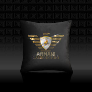 Nordic Luxury Velvet Sofa Backrest Pillow Case Living Room Square Plush Coreless Cushion Cover Modern Swan Design without Inners