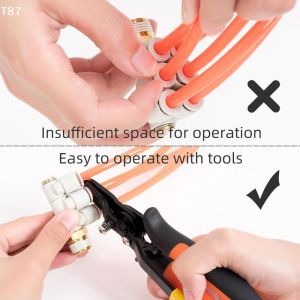 EELHOE | 1 Pcs Pneumatic Disconnect Tool Push-to-connect Pneumatic Fittings Removal Tool Disconnect Pliers Quick Disconnect Air Hose
