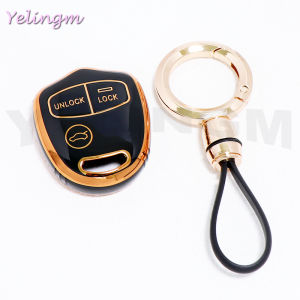 For Mitsubishi ASX Mirage Montero Shogun L200 Colt Outlander Pajero Lancer EX Shell Fob TPU Car Key Case Cover Bag Accessories