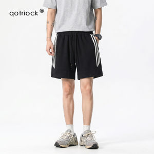 QOTRIOCK | Design 3 Stripes Klein Blue Dragon Scales Basketball Shorts