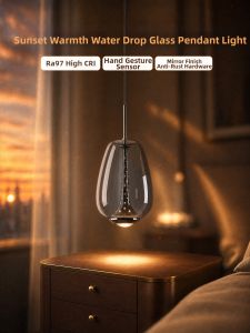 Gesture Control Luxury Bedside Pendant Light