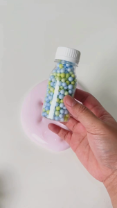 MALOTOYS - Floam Beads Hiasan Slime 50 80 ML Mix Color Butiran Gabus Styrofoam Kecil Warna Warni Hiasan Slime Malo Toys