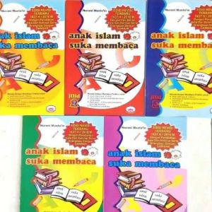 Paket 5 Buku ANAK ISLAM SUKA MEMBACA (AISM) LENGKAP Jilid 1 2 3 4 5