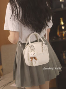 Elegant White Small Handbag for Women 2025 New Style Ultra Luxury Autumn Winter Fashionable Crossbody Shell Shaped Bag