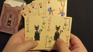 Ancient Egypt Gods Cat Playing Cards Vintage Stype Bridge Card Deck 60x90mm Poker Board Game Cartes