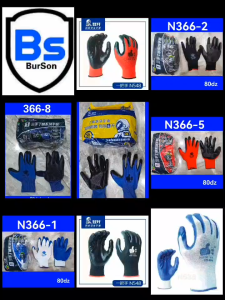 12Pairs Rubber Palm Coated Premium Construction Gloves