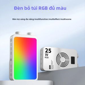 Đèn LED Bỏ Túi 40W Đèn Chiếu Sáng Đủ Màu RGB 25W Để Chụp Ảnh Quay Video Trên Điện Thoại Phát Trực Tiếp - Đèn Chụp Ảnh Di Động