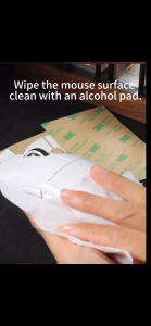 Suitable for Logitech GPW Generation 1 & Generation 4 Zhuque (Suzaku) Mouse Skins - Lizard Snow Pattern Ultra-Thin Anti-Slip & Anti-Sweat