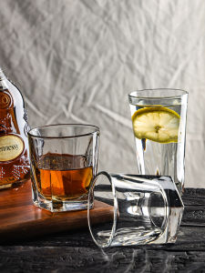 Whiskey Glass Creative round Mouth Star Design Restaurant Beer Cup Bar KTV Special Glass Cup Environmentally Friendly Healthy