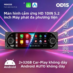 Đầu CD Xe Hơi MEKEDE Android 13 1Din MP5 RAM 2G ROM 32GB Hỗ Trợ Wireless Carplay BT FM Đầu Phát Đa Phương Tiện Video Cho Xe Hơi Đa Năng