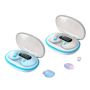 X55 Sleeping Bluetooth Earphones Wireless Mini Headphones For Work TWS Stereo Hidden Headsets with Mic HD Call Sport