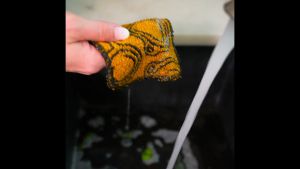 Lodge ผ้าขัดกระทะ 2 ชิ้น AESCRUB