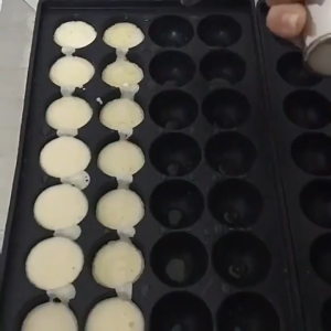 Premium Non-Stick Takoyaki Maker with 28 Holes Teflon Coated Griddle Pan for Japanese Delicacies