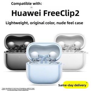CHECKON | Anti-Shock Transparent Full-Cover Case for Huawei FreeClip2 Earphones