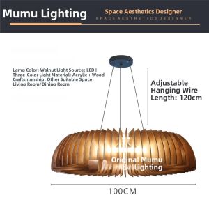 MUMUDENGSHIGUAN | Italian Minimalist Vintage French Style Pendant Light