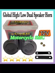 High Quality Motorcycle Car Global High And Low Dual Speakers Horn 12V 118dB