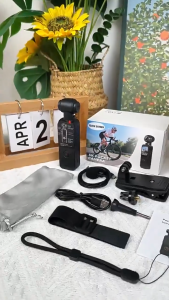 QX3 5K Pocket Action Camera WiFi 270° Rotating Lens 1.69 Inch Touch Screen Anti-Shake for Vlog Travel